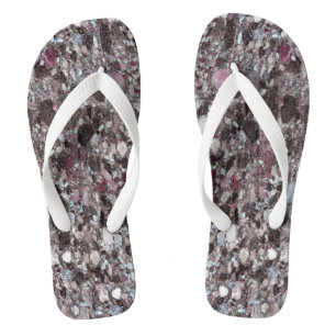 Natural Stone Pattern Thongs