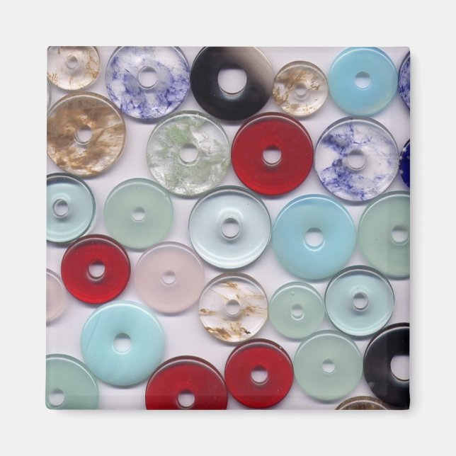 Natural Stone Rings Magnet (Front)