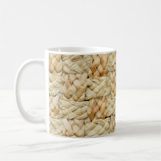 Natural Straw Texture Background Coffee Mug