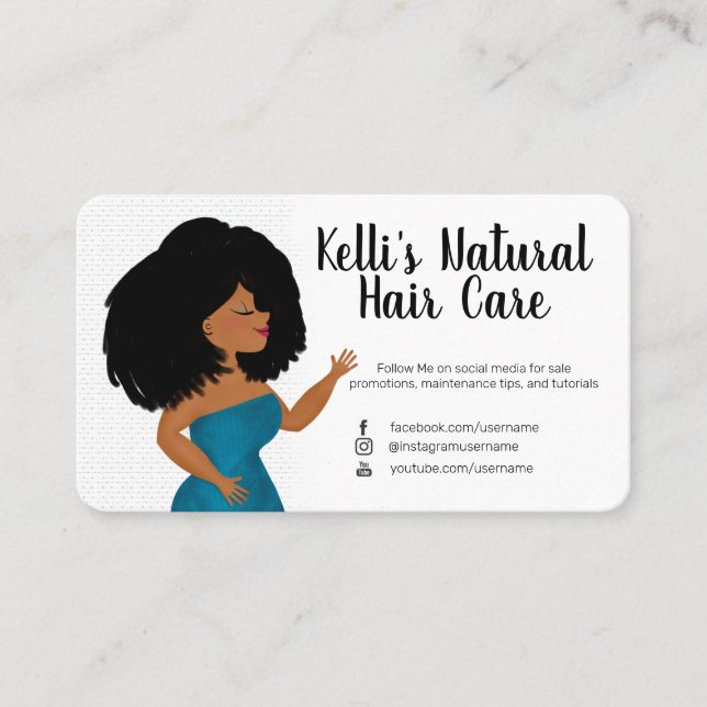 Natural Style Business Card (Front)
