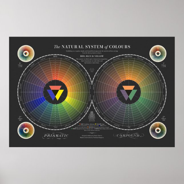Natural System of Colours - Dark Poster (Front)