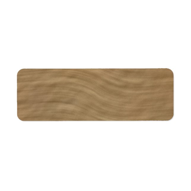 Natural Tan Sandstone Look Background Return Address Label (Front)
