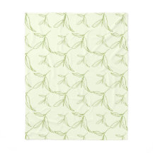 Natural Tea Leaf Mint Green Seamless Pattern