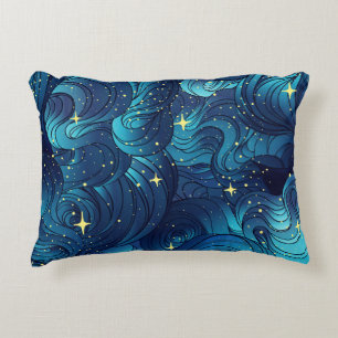 Natural texture. Decorative hand drawn doodle orna Cushion