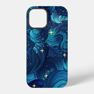 Natural texture. Decorative hand drawn doodle orna iPhone 12 Case