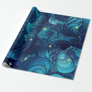 Natural texture. Decorative hand drawn doodle orna Wrapping Paper