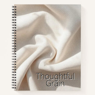 Natural Textured Fabric Notebook