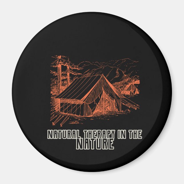 Natural therapy in the nature  magnet (Front)