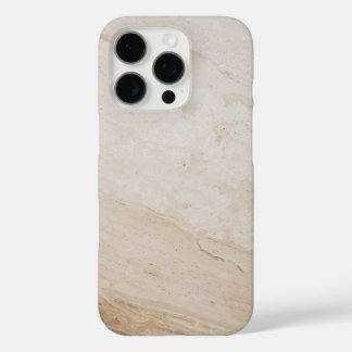 Natural Travertine Texture – Earthy Stone Pattern iPhone 16 Pro Case