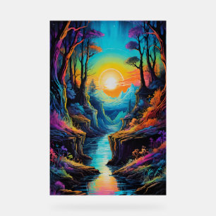 natural trip acrylic sign
