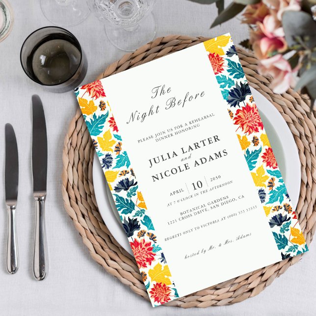 Natural Watercolor Sunflowers Rehearsal Dinner Invitation (Creator Uploaded)