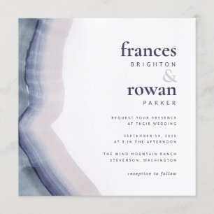 Natural Wave Wedding Invitation