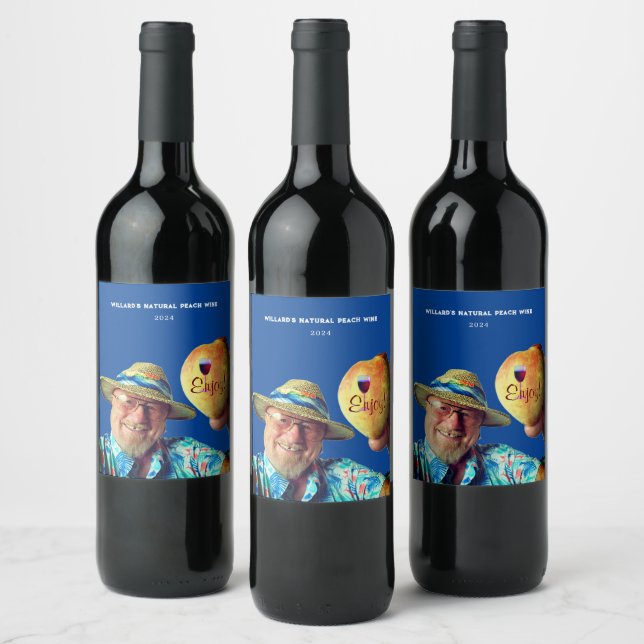 Natural Wine Peach Label (Bottles)