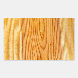 Natural Wood Grain Design 1 Rectangular Sticker