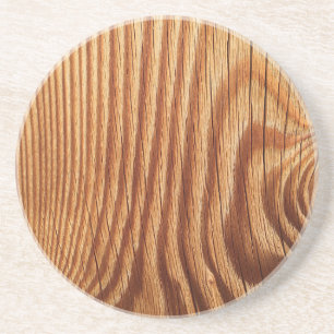 Natural Wood Look - Sandstone Coaster