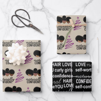 Naturally Confident Holiday wrapping paper SET