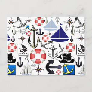 Naturally Nautical Postcard