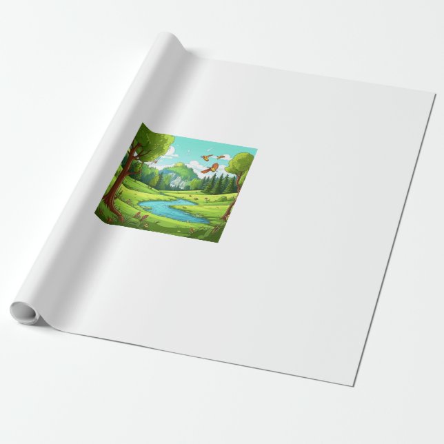 Nature 15. wrapping paper (Unrolled)