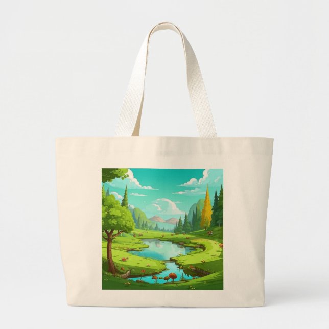 Nature 18. large tote bag (Front)