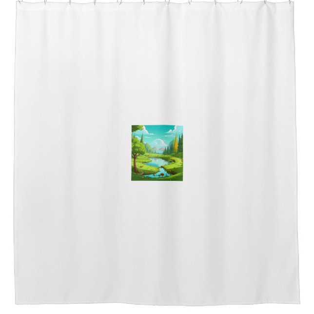Nature 18. shower curtain (Front)