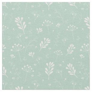Nature Abstract Green Foliage Organic Pattern Fabric