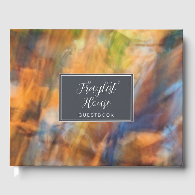 Nature Abstract Guest Book (Front)