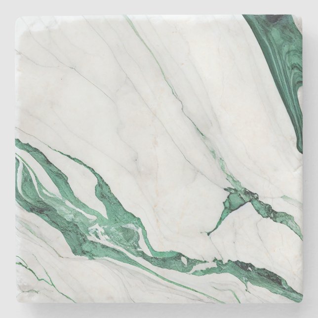 Nature abstract marble pattern background backdrop stone coaster (Front)