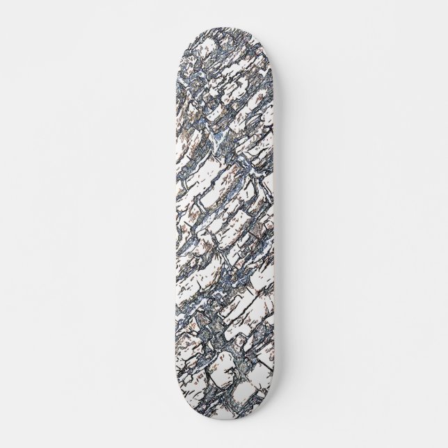 Nature Abstract Pattern Skateboard (Front)
