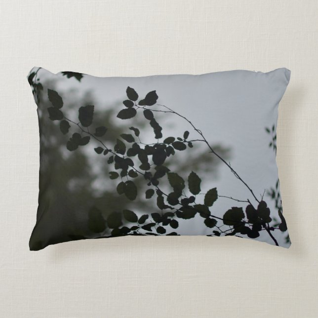 Nature Abstract Tree Branches Accent Pillow (Front)