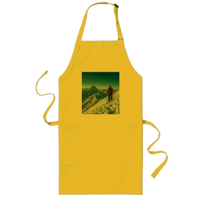 Nature Adventure Design  Long Apron (Front)