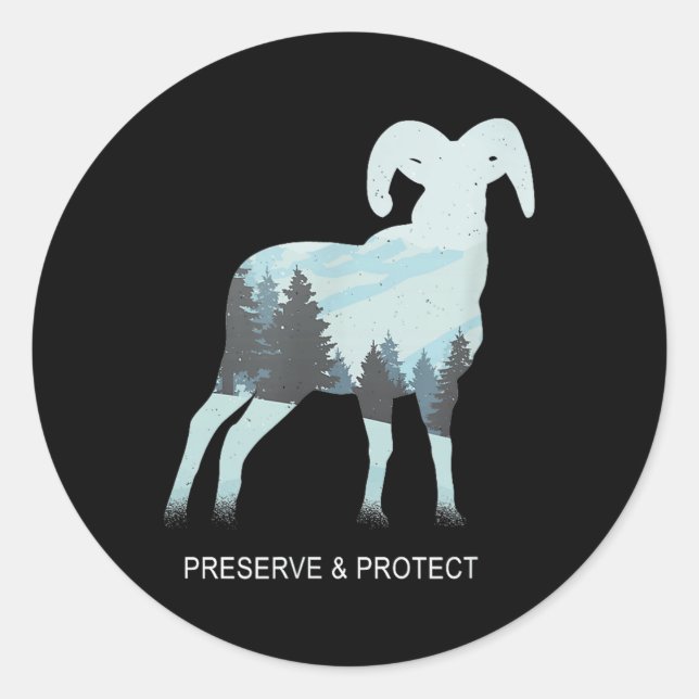 Nature &amp; Animals - Environmental Protection  Classic Round Sticker (Front)