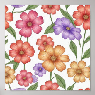 Nature and Floral Wall Art, Serene Botanical Prin Poster