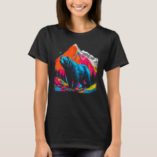 Nature  Animal Soul Pop Bear Face Spirit Animal T-Shirt