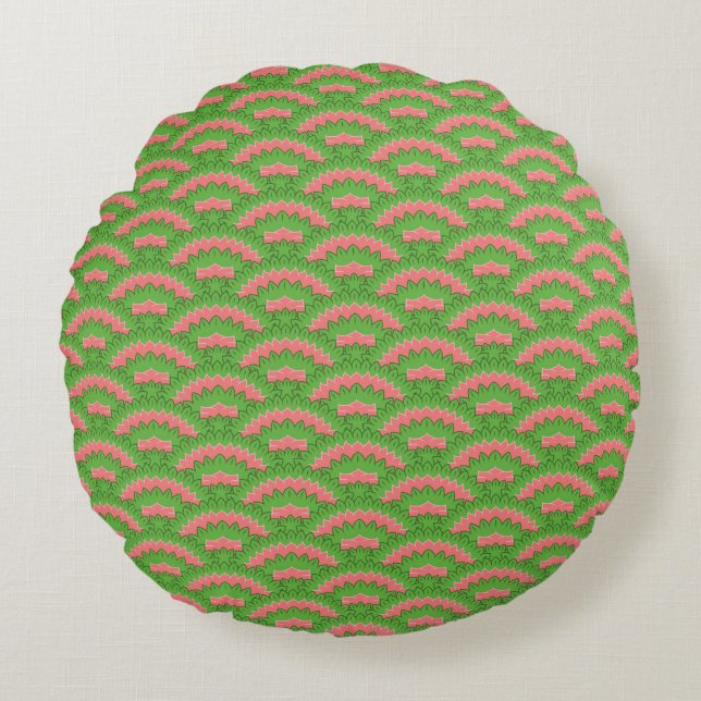 Nature Arches Round Pillow (Front)