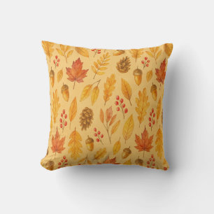 Nature autumn pattern cushion
