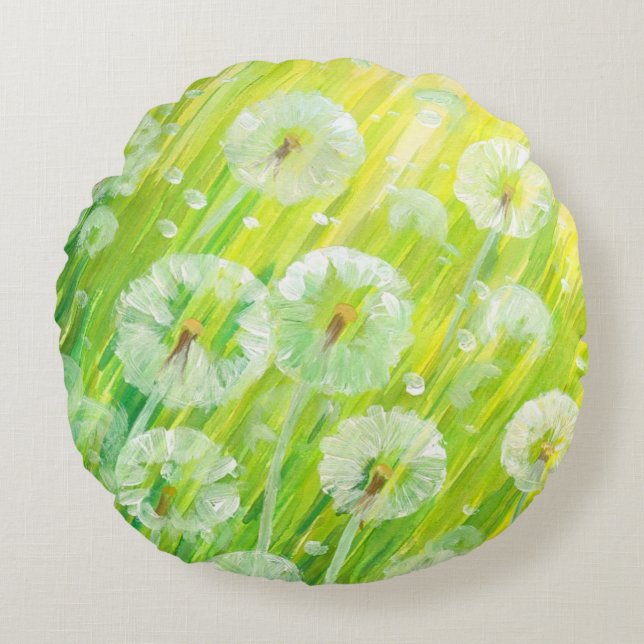 Nature background 2 round cushion (Front)