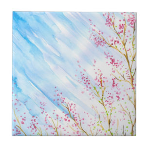 Nature background ceramic tile