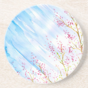 Nature background coaster