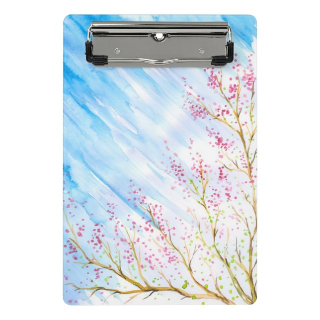 Nature background mini clipboard (Front)