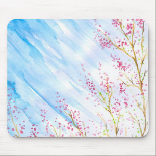 Nature background mouse pad