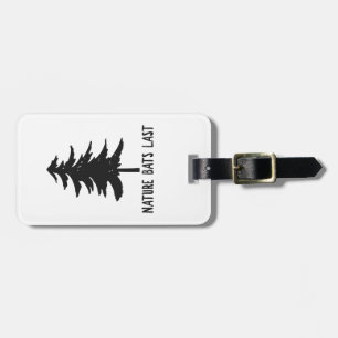 Nature Bats Last Luggage Tag