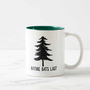 Nature Bats Last Two-Tone Coffee Mug
