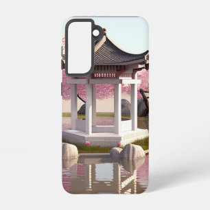 Nature Beauty Sakura Cherry Blossom Garden View Samsung Galaxy Case