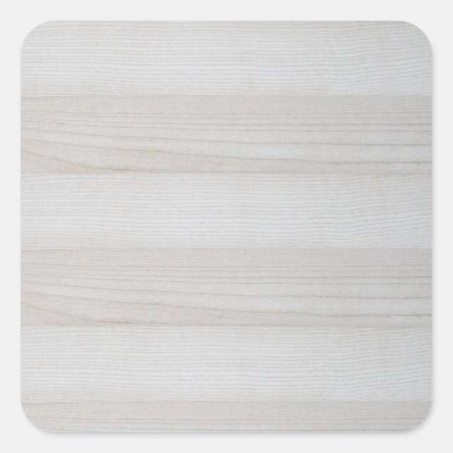Nature Blank Wood Template Trendy Elegant Design Square Sticker (Front)