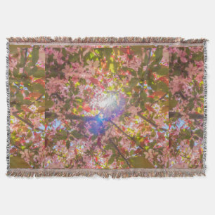  Nature blooms flowers light bloom sun Throw Blanket