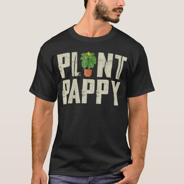 Nature Botanical Gardener Plant Pappy Gardening T-Shirt (Front)