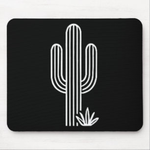 Nature Cacti Cute Western Desert Plant Saguaro Cac Mouse Pad