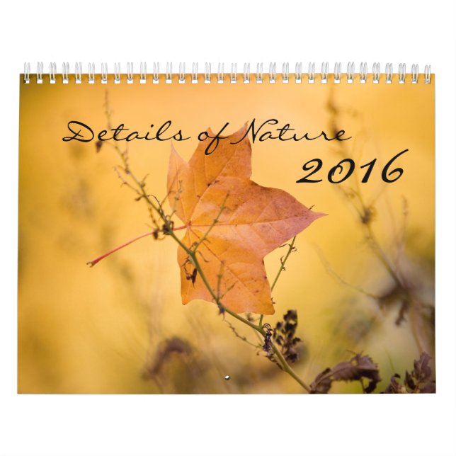 Nature Calendar 2016 (Cover)