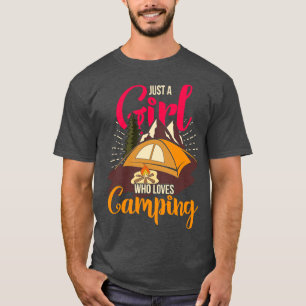 Nature Campsite Camp Women Camper Girls Camping T-Shirt