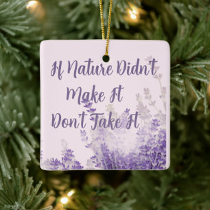 Nature Ceramic Ornament